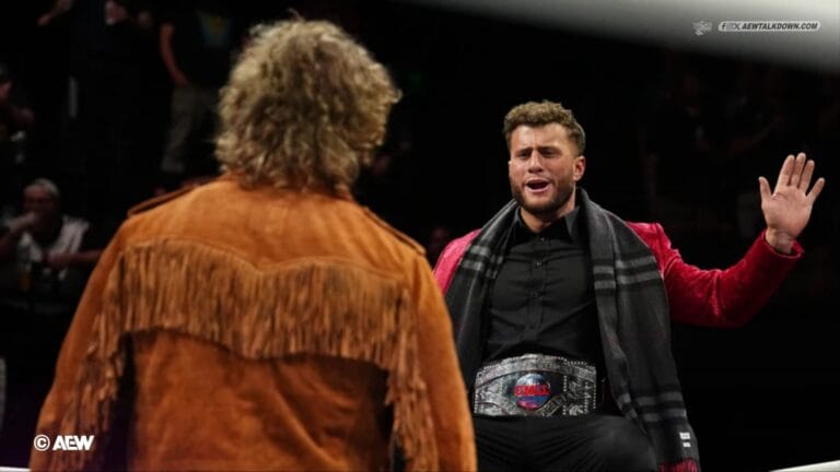 MJF Forces Hangman Page to Accept AEW Title Match Terms MJF Forces Hangman Page to Accept AEW Title Match Terms