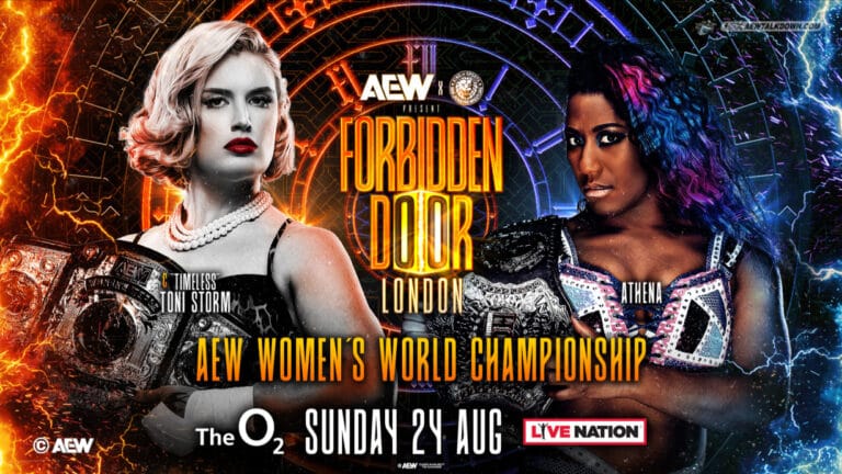 AEW Women’s World Title Match Set for Forbidden Door Toni Storm vs Athena AEW Women’s Title