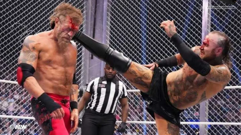 Adam Copeland's Leg Injury - Steel Cage Match vs. Malachi Black