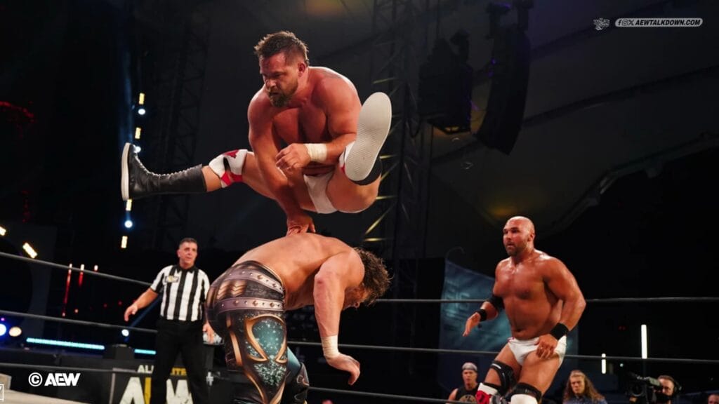 Hangman Adam Page & Kenny Omega vs. FTR – AEW Tag Team Championships (All Out 2020)