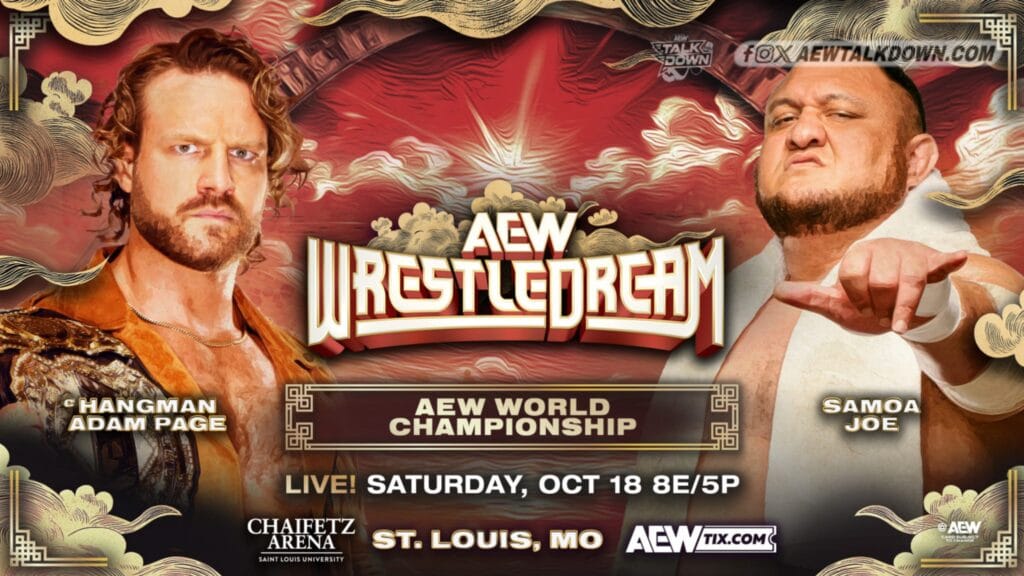 AEW World Heavyweight Championship Hangman Page Vs. Samoa Joe - AEW WrestleDream 2025 Results