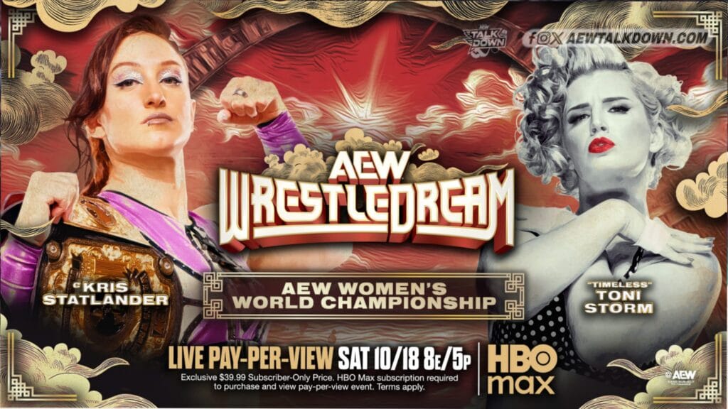 AEW Women's World Championship Kris Statlander Vs. Toni Storm - AEW WrestleDream 2025 Results