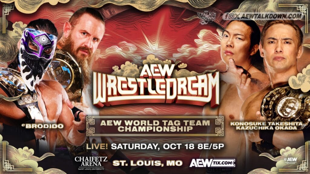 AEW Tag Team Championship Brodido Vs. Konosuke Takeshita & Kazuchika Okada - AEW WrestleDream 2025 Results