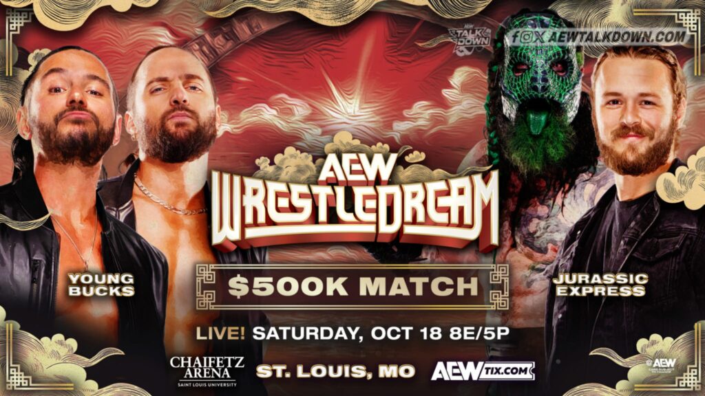 Young Bucks Vs. Jurassic Express - AEW WrestleDream 2025 Results