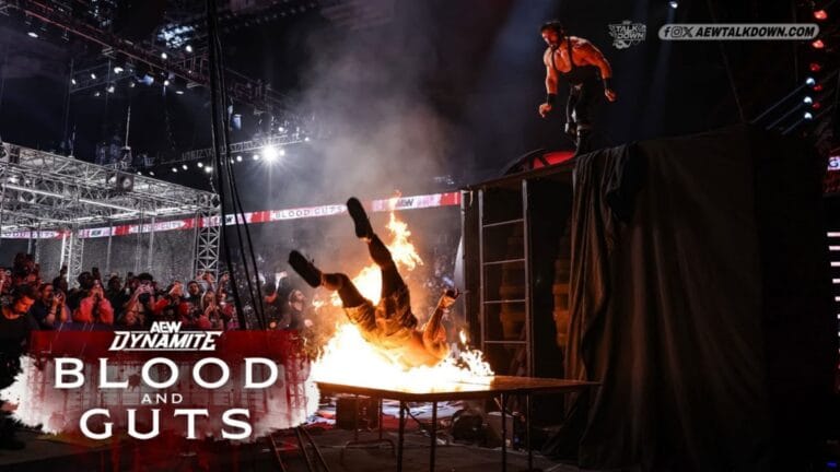 AEW Blood & Guts 2025 - Darby Allin Fire Table