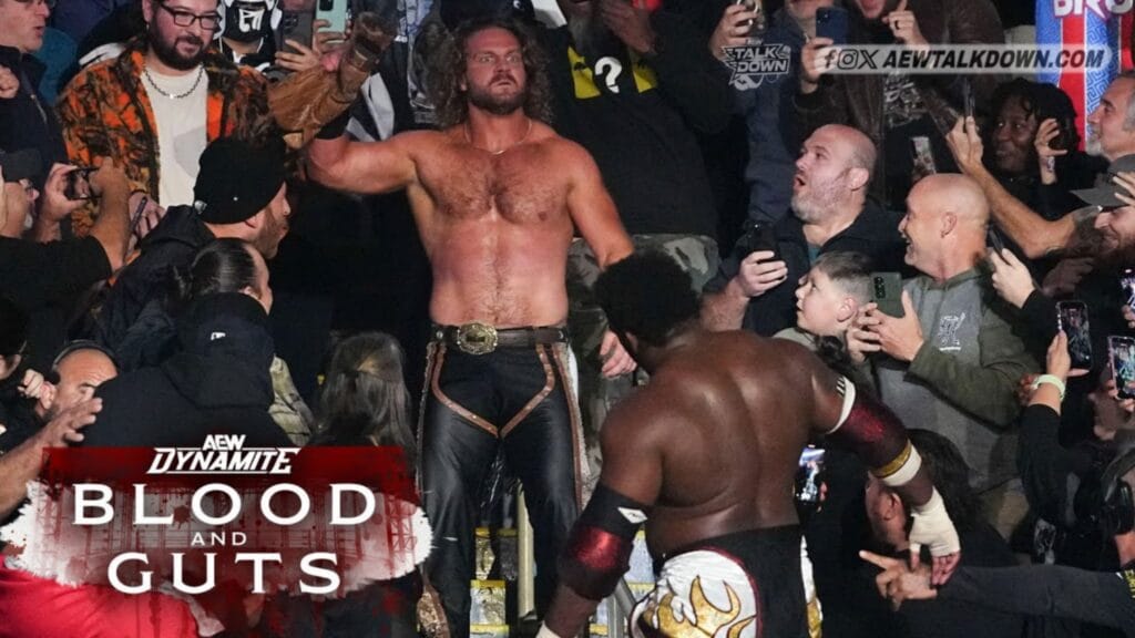 AEW Blood & Guts 2025 - Hangman Page Vs Powerhouse Hobbs