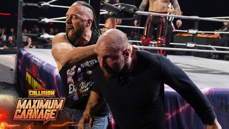 Maximum Carnage - AEW Collision Results 2026: Hangman Page & JetSpeed Shock The World & The Death Riders Explode
