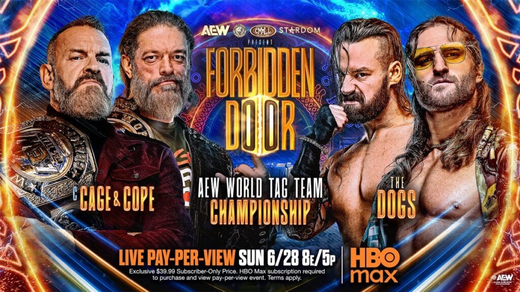 AEW World Tag Team Championship: Cage & Cope (c) vs. The Dogs