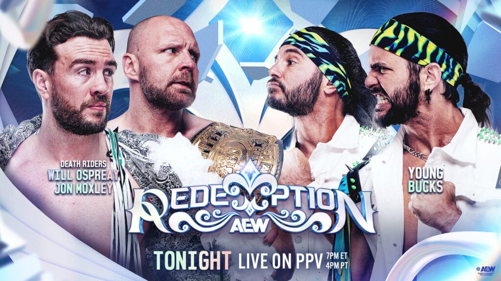 AEW Redemption 2026 Results — Kenny Omega Retains World Title, Massive Championship Shifts, & Will Ospreay Turns on Death Riders Tag Team Grudge Match: The Young Bucks Vs. Death Riders (Will Ospreay & Jon Moxley)