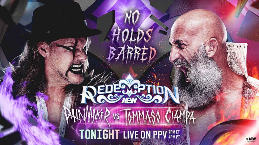 AEW Redemption 2026 Results — Kenny Omega Retains World Title, Massive Championship Shifts, & Will Ospreay Turns on Death Riders No Holds Barred Match: "The Painmaker" Chris Jericho Vs. "Psycho Killer" Tommaso Ciampa