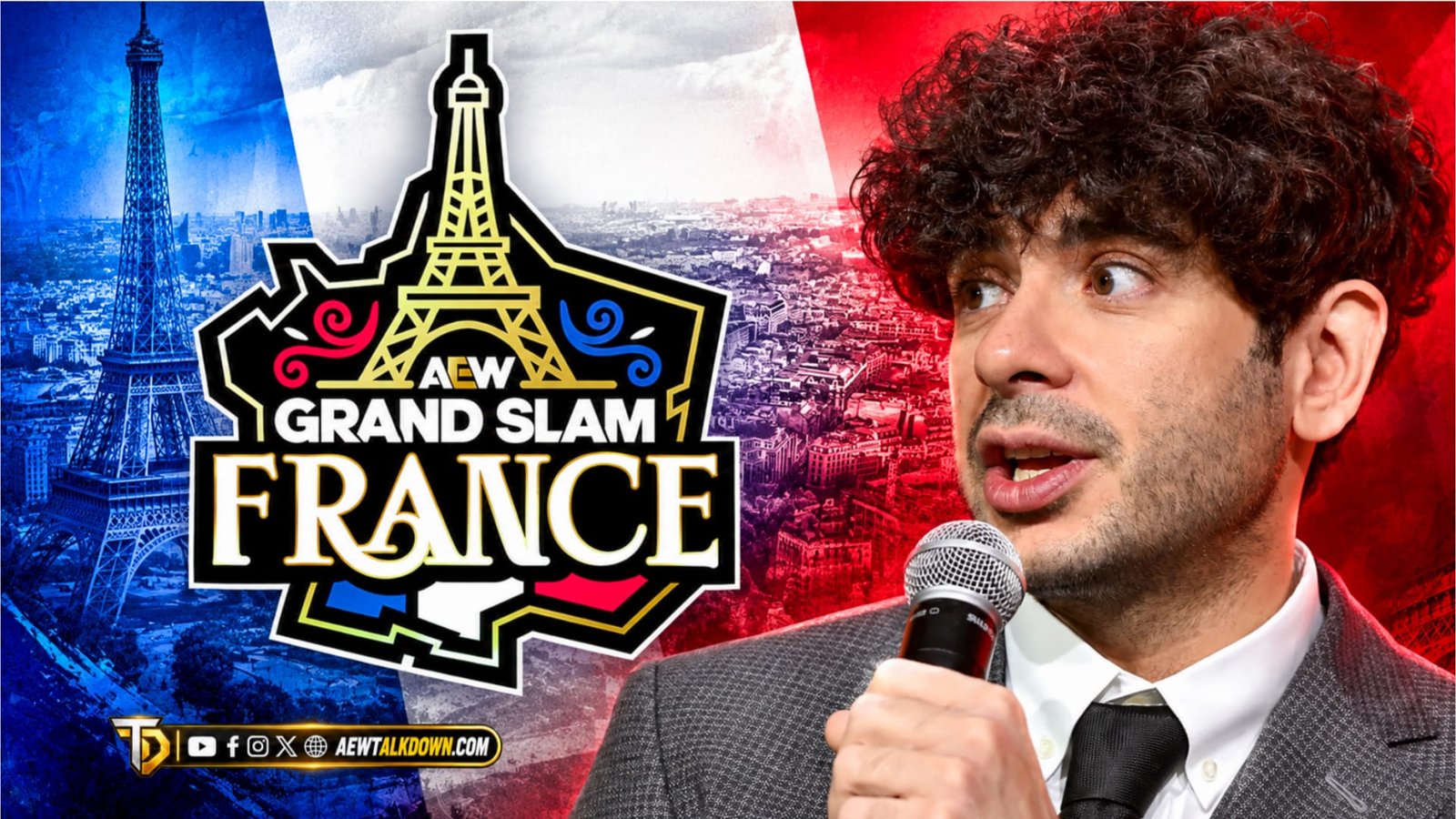 AEW Grand Slam France to Air on Warner TV Next on October 8